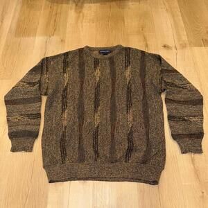 Northern Isles Coogi Style Pullover Jumpover Sweatshirt Mens LG Vintage Y2K 90s
